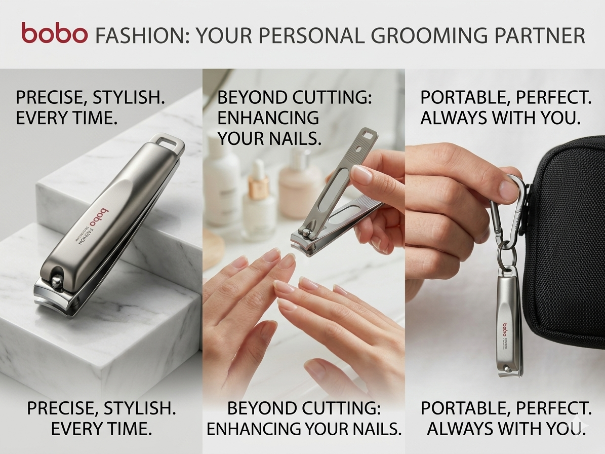 Stainless Steel Nail Cutter for Men & Women | Sharp Precision Nail Clipper - Image 4