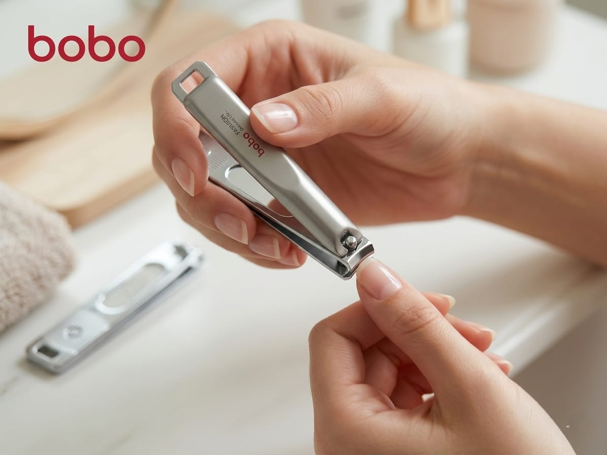 Stainless Steel Nail Cutter for Men & Women | Sharp Precision Nail Clipper - Image 3