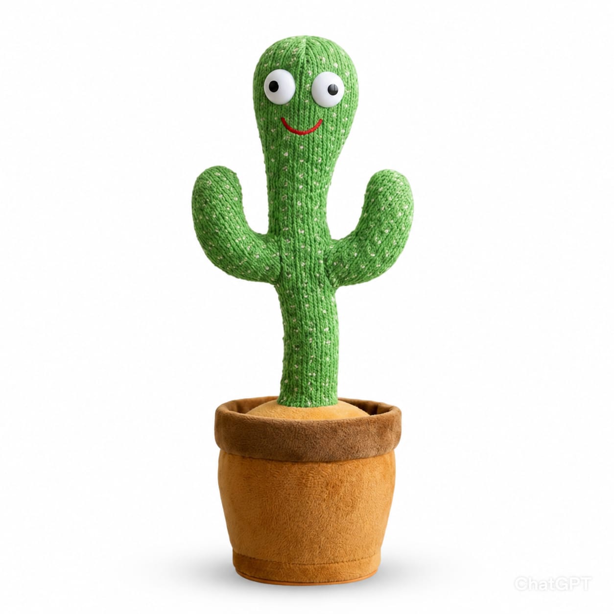 Dancing Cactus Plush Toy with Music and Voice Mimic Function for Kids