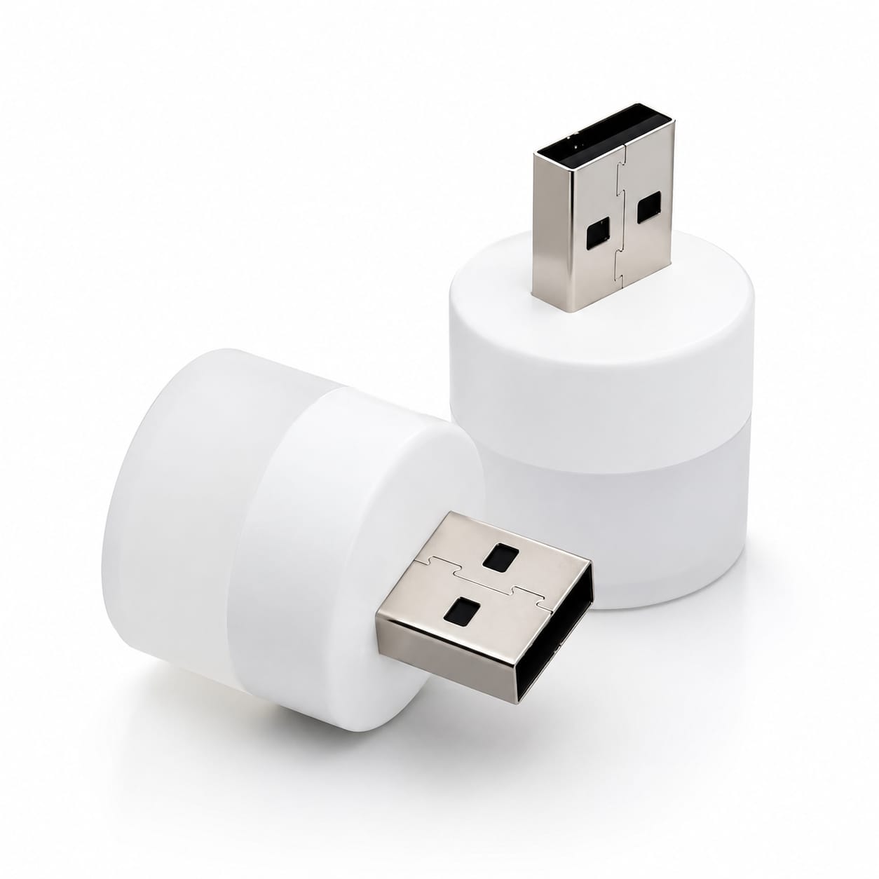 Portable USB LED Light Pack of 2 for Laptop, Power Bank & USB Devices