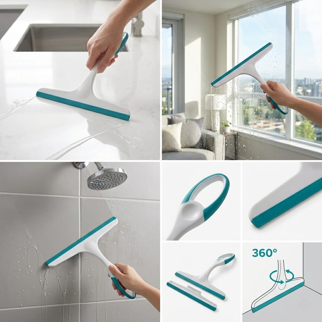 Multipurpose Cleaning Wiper for Kitchen Bathroom Glass and Tiles - Image 3